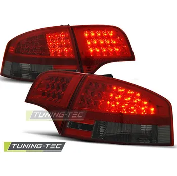 Osvětlení automobilu ZADNÍ SVĚTLA, LAMPY LED AUDI A4, 2005-2008, SEDAN, KOUŘOVÉ, ČERVENÉ (LDAU54)