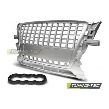 Kapota Přední maska AUDI Q5 08-09.12 SILVER S-LINE STYLE (GRAU18)