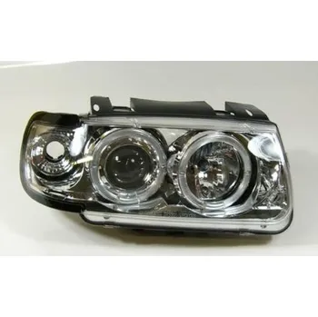 Přední světlomet Přední světla VW POLO 6N ANGEL EYES Chrom