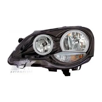 Přední světlomet Přední světla VW POLO 9N2. Provedení Černé