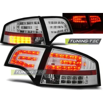 Zadní světlomet ZADNÍ SVĚTLA, LAMPY LED AUDI A4, 2005-2008, SEDAN, ČIRÉ, CHROM (LDAU69)