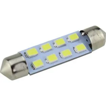 Autožárovka LED žárovka 12V s paticí sufit (42mm), 8LED/2835SMD (9523016)