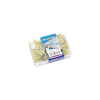 Autopojistky Pojistky nožové 20 Amp 100 ks