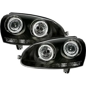 Přední světlomet Přední světla VW GOLF V. Provedení Černé