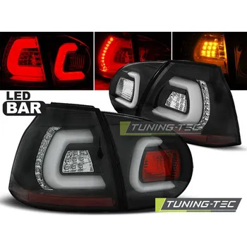 Zadní světlomet Zadní světla LED Lightbar VW Golf V/5 03-09 černá (LDVWA3)
