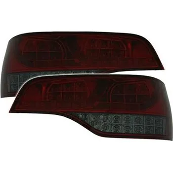 Zadní světlomet AUDI Q7 - Zadní čirá světla LEDKOVÉ - Červené/Kouřové