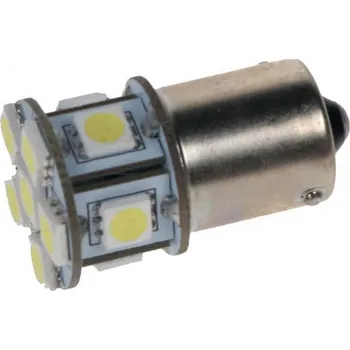 Autožárovka LED žárovka 12V s paticí BA15s bílá, 9LED/3SMD (95107)