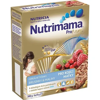 Recenze Nutrimama Cereální tyčinky 5 × 40 g