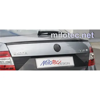 Tuning Spoiler Milotec - zadní, ABS černá metalíza (Škoda Octavia III. Limousine / Combi)