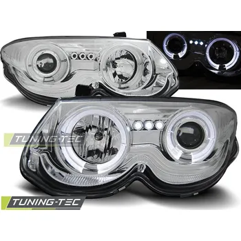 Přední světlomet Chrysler 300 M 99-04 Angel Eyes Chrome (LPCH13)