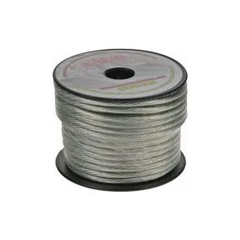 elektrický kabel Kabel 6 mm, stříbrně transparentní, 25 m bal (31162)