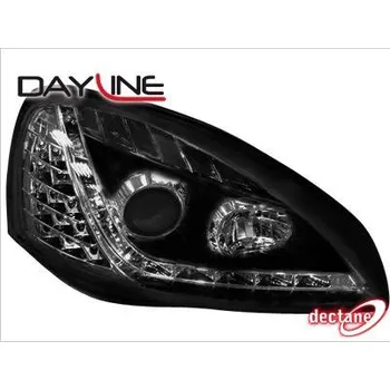 Přední světlomet OPEL CORSA C 01-06 Přední světla Devil Eyes s LED denním svícením Black (s Led blikačem)