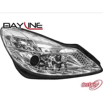 Přední světlomet OPEL CORSA D 06- Přední světla Dayline - Chromové