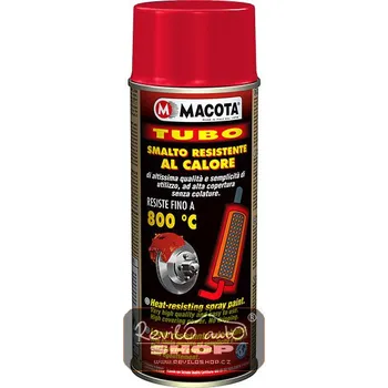 Barva ve spreji ŽÁRUVZDORNÁ BARVA VE SPREJI - ČERVENÁ (400 ML) - MACOTA ITALY (08408)