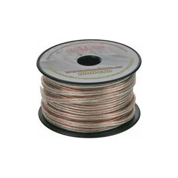 elektrický kabel Kabel 2x1,5 mm, transparentní, 25 m bal (31215)