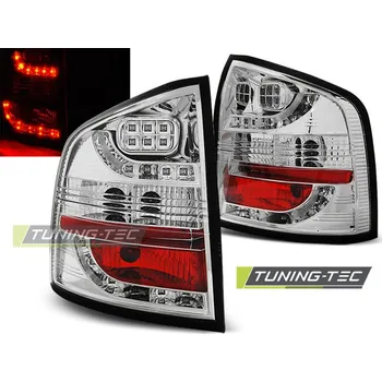 Zadní světlomet ZADNÍ SVĚTLA, LAMPY LED ŠKODA OCTAVIA 2 COMBI, 2004-2013, CHROM (LDSK01)