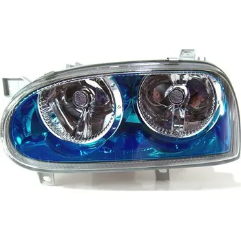 Přední světlomet Přední světla VW GOLF III. Provedení Modrý chrom Angeleyes