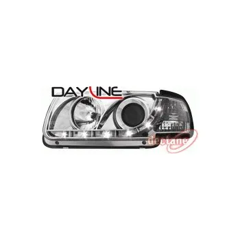 Přední světlomet VW Polo 6N 94-98 Přední světla Devil eyes s denním svícením