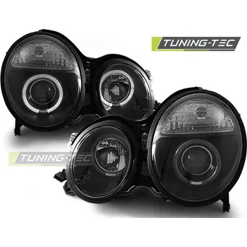 Přední světlomet PŘEDNÍ SVĚTLA MERCEDES W210, E-CLASE, 1999-2002, ANGEL EYES, ČERNÁ BLACK (LPME32)