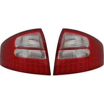 Zadní světlomet Audi A6 4B Zadní světla LED červeno bílé Krystal