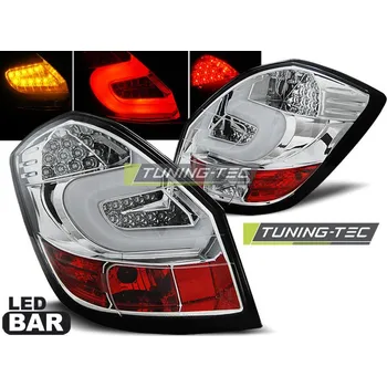 Zadní světlomet ZADNÍ SVĚTLA LED, ŠKODA FABIA 2, 2007-, CHROM (LDSK05)