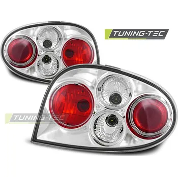 Osvětlení automobilu ZADNÍ SVĚTLA, LAMPY RENAULT MEGANE COUPE, 1996-2002, ČIRÉ, CHROM (LTRE06)