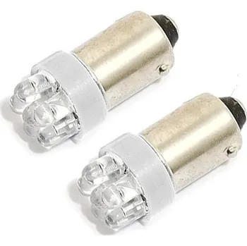 Autožárovka Žárovka 6LED 12V Ba9s bílá 2ks (33753)