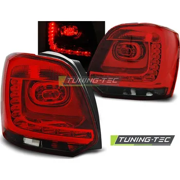Zadní světlomet Zadní světla VW Polo 6R 09+ červená/kouřová LED (LDVWB3)