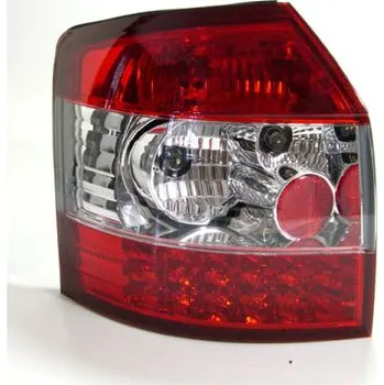 Zadní světlomet Audi A4 8E AVANT - Zadní světla LED provedení Červené/Chrom