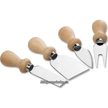 Sada 4 nožů na sýr v malé krabičce