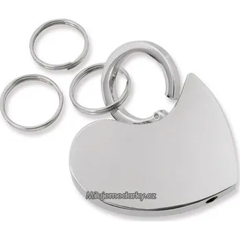 Přívěsek Přívěsek na klíče Heart ve tvaru srdce