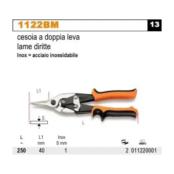 Nůžky na plech Nůžky na plech BETA přímé profi nůžky na plech rovné