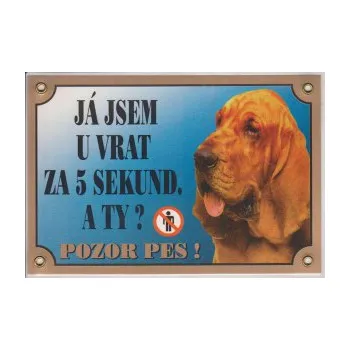 Značení Tabulka Bladhaund