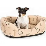 Samohýl Kost béžovo/černý pelech 8 hran