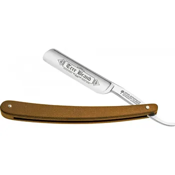 Břitva na holení Böker břitva Tree Brand Brown Canvas Micarta