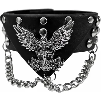 Náramek stahovák na zápěstí, orlice a štít