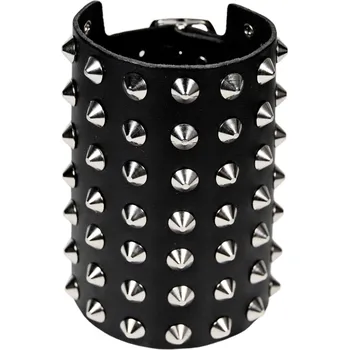 Náramek Stahovák na zápěstí s cvoky 7 řadý