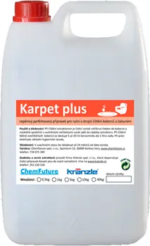 Čisticí prostředek na koerce a čalounění Chemfuture KARPET plus