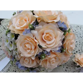 Svatební dekorace Kytice pro nevěstu a korsáž SV84