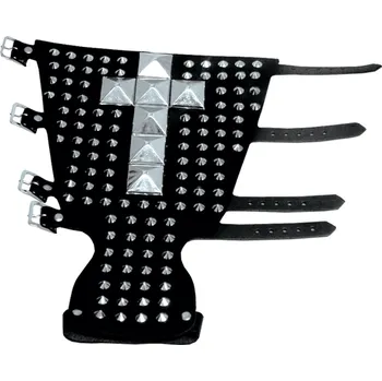 Náramek stahovák na předloktí s pyramidami a cvoky