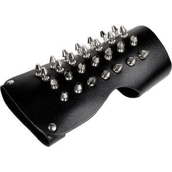 Náramek Stahovák na zápěstí s hroty 4 řadý