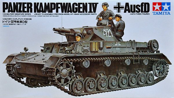 foto Plastikový model Tamiya Panzerkampfwagen IV Ausf.D - 1:35