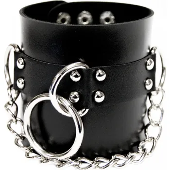 Náramek Stahovák na zápěstí kroužky a řetízek