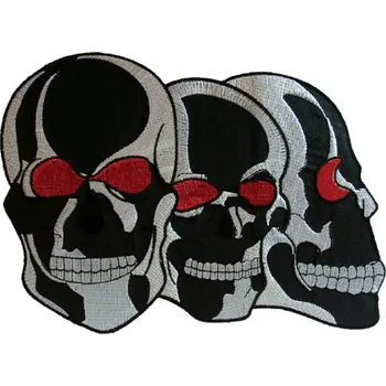 Nášivka emblém, nášivka Lebky red eyes