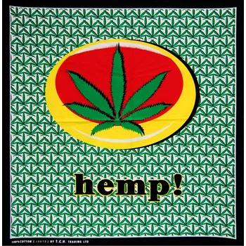 Šátek šátek bandana marihuana, hemp