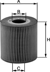 Olejový filtr Filtr olejový MANN (MF HU718/1Z)