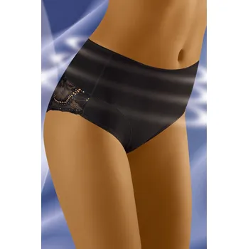Dámské spodní prádlo Wolbar Dámské stahovací kalhotky Misteria černé S