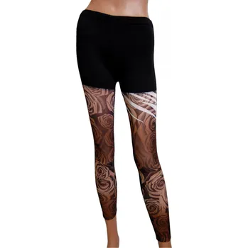 Dámské legíny legíny, květiny, Flower Patterm III