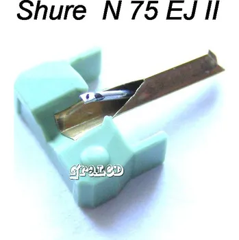 Příslušenství pro gramofon Gramo hrot N 75 EJ II Shure Black Diamond