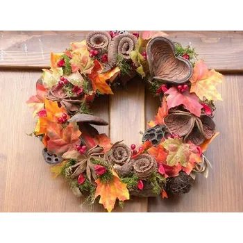 Věnec v podzimních barvách ...
